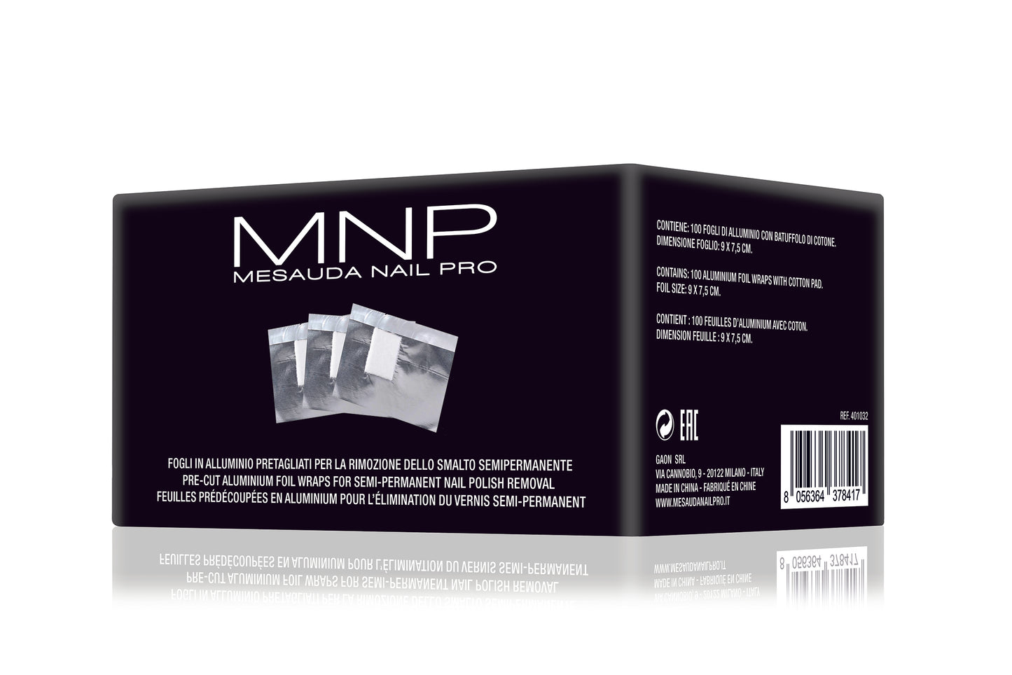 ALUMINIUM FOIL WRAPS SEMI-PERMANENT NAIL POLISH REMOVAL