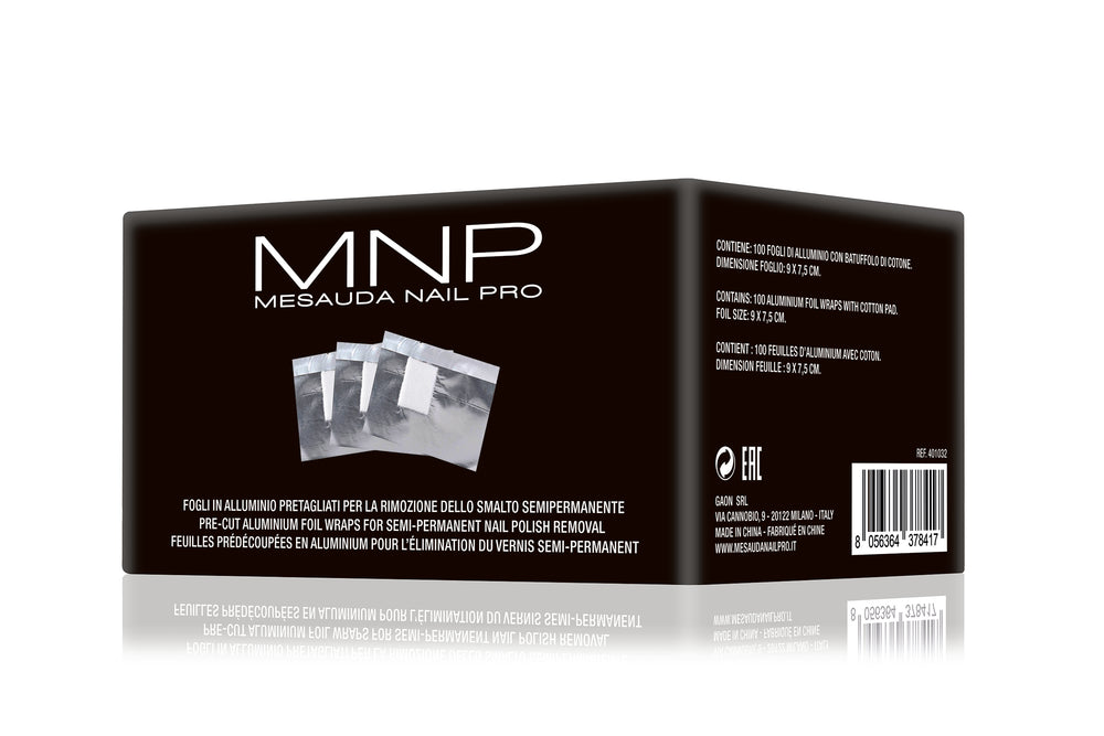 ALUMINIUM FOIL WRAPS SEMI-PERMANENT NAIL POLISH REMOVAL